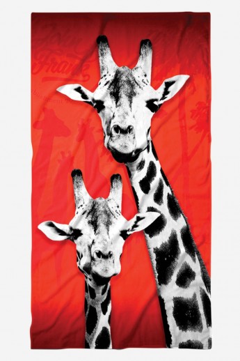 Πετσέτα Θαλάσσης Giraffe John Frank - 150εκ x 80εκ