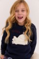 Πιτζαμα Εφηβικη Κοριτσι Fleece Rolypoly Καρο Μπλε 10 (9-10 ετών)