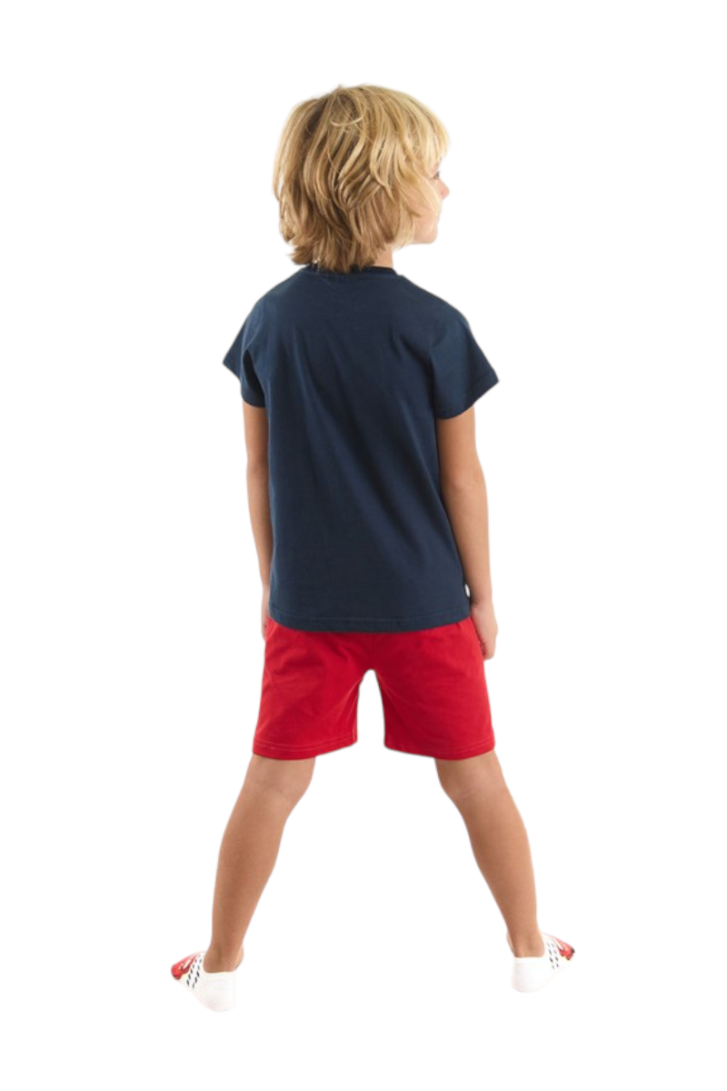 Πιτζάμα για αγόρι με βερμούδα Cars McQueen Disney Μπλε 6 (5-6 ετών)
