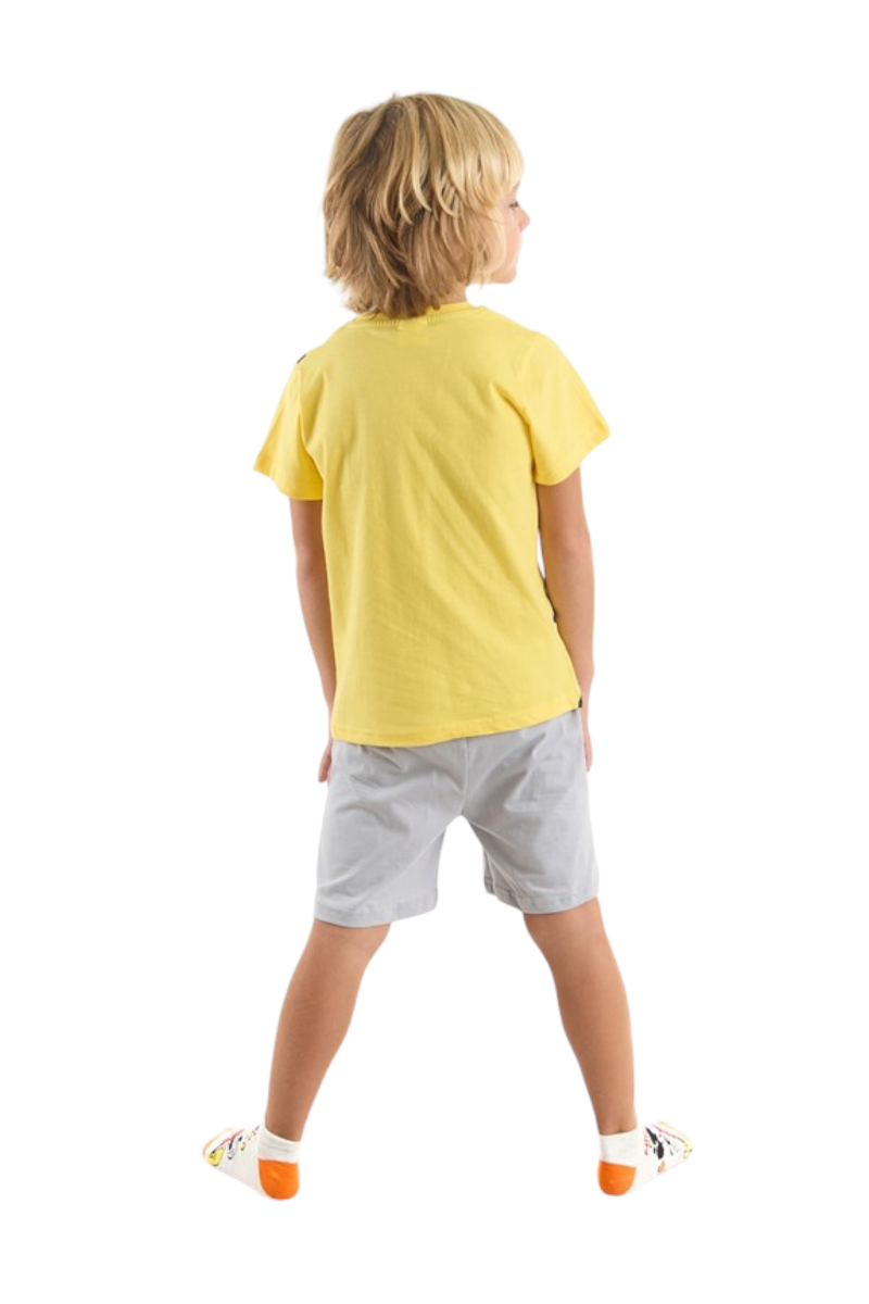 Πιτζάμα για αγόρι με βερμούδα Mickey And Friends Disney Κίτρινο 6 (5-6 ετών)