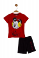 Πιτζάμα για αγόρι με βερμούδα Mickey Mouse Disney Κόκκινο 4 (3-4 ετών)