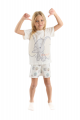 Πιτζάμα για κορίτσι με βερμούδα Dumbo Disney Λευκό 8 (7-8 ετών)