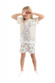 Πιτζάμα για κορίτσι με βερμούδα Dumbo Disney Λευκό 8 (7-8 ετών)