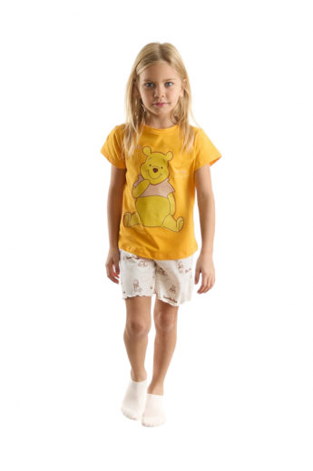 Πιτζάμα για κορίτσι με βερμούδα Winnie the Pooh Disney Πορτοκαλί 3 (2-3 ετών)