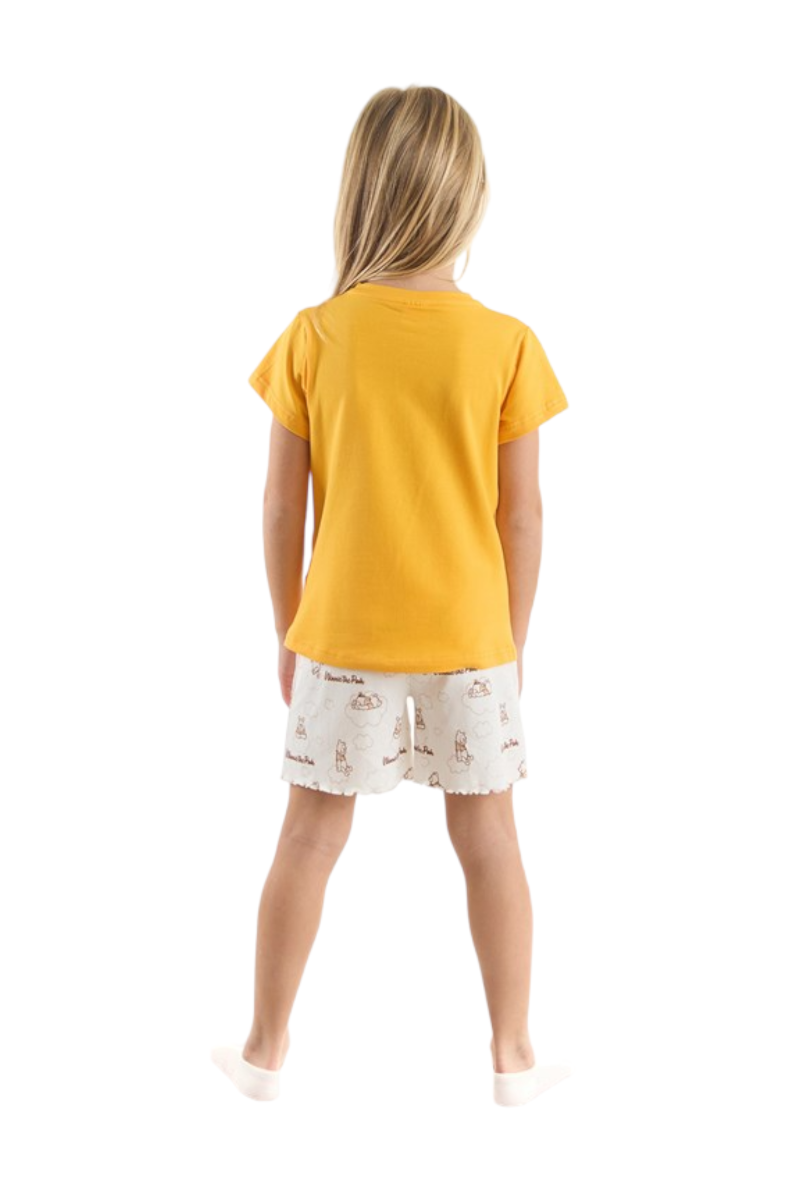 Πιτζάμα για κορίτσι με βερμούδα Winnie the Pooh Disney Πορτοκαλί 4 (3-4 ετών)