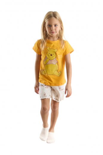 Πιτζάμα για κορίτσι με βερμούδα Winnie the Pooh Disney Πορτοκαλί 6 (5-6 ετών)