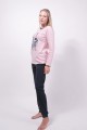 Πιτζαμα Γυναικεια Cherry Underwear Paris Girl Ροζ XL