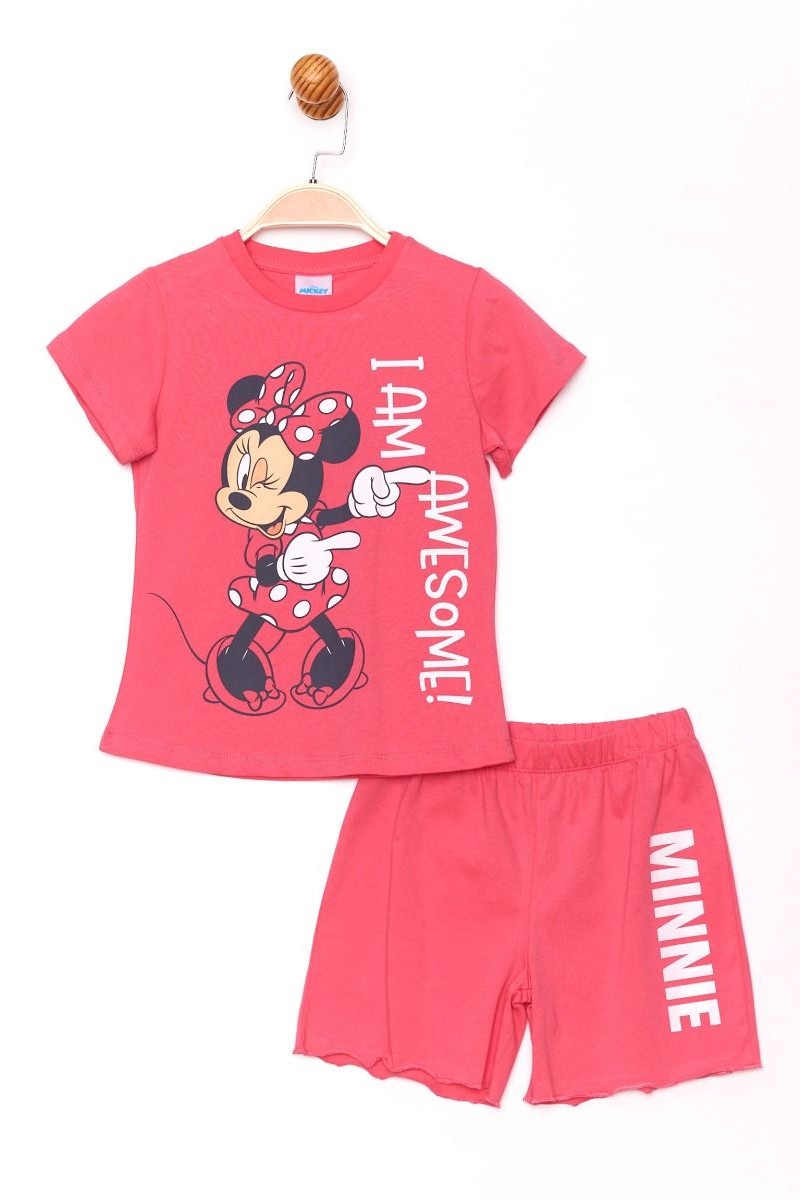 Πιτζαμα Παιδικη Minnie Mouse Disney Κοραλί 7 (6-7 ετών)