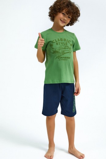 Πιτζαμα Παιδικη Rolypoly Classic Style Πράσινο 10 (9-10 ετών)