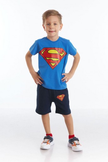 Πιτζαμα Παιδικη Superman Warner Bros Μπλε 10 (9-10 ετών)