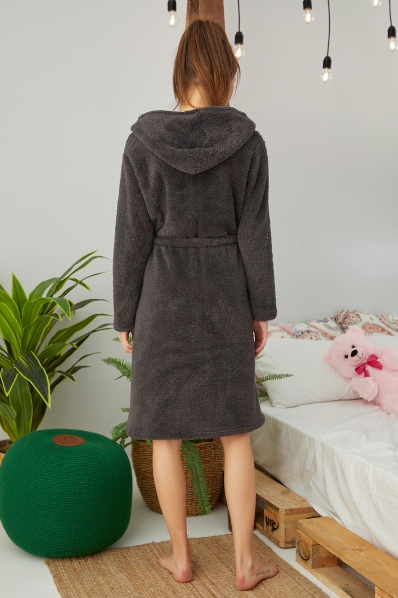 Ρομπα Γυναικεια Fleece Catch Me Ανθρακί S Ρομπα Γυναικεια Fleece Catch Me Ανθρακί S