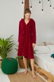 Ρομπα Γυναικεια Fleece Let It Snow Μπορντώ M Ρομπα Γυναικεια Fleece Let It Snow Μπορντώ M