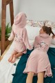 Ρομπα Γυναικεια Fleece Pink Unicorn Ροζ L