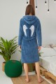 Ρομπα Γυναικεια Fleece Wings Μπλε Ραφ XL Ρομπα Γυναικεια Fleece Wings Μπλε Ραφ XL