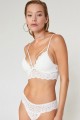 Σετ Bralette Με Εσωρουχο Δαντελενιο Henna Εκρού 85-L