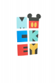 ΣΕΤ ΒΡΕΦΙΚΗ ΦΟΡΜΑ CIMPA MICKEY LETTERS Εκρού 12-18 μηνών