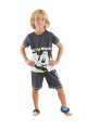 Σετ για αγόρι μπλούζα με βερμούδα Mickey Mouse  Ανθρακί 4 (3-4 ετών)