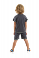 Σετ για αγόρι μπλούζα με βερμούδα Mickey Mouse  Ανθρακί 7 (6-7 ετών)