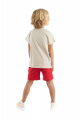 Σετ για αγόρι μπλούζα με βερμούδα Mickey Mouse  Μπεζ 5 (4-5 ετών)