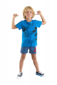 Σετ για αγόρι μπλούζα με βερμούδα τζιν Mickey Mouse  Μπλε 7 (6-7 ετών)