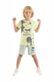 Σετ για αγόρι μπλούζα με πικε βερμούδα Mickey Mouse  Κίτρινο 4 (3-4 ετών)