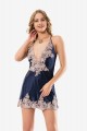 Σετ Ρομπα - Babydoll Blue Love - 3XL