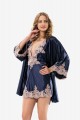 Σετ Ρομπα - Babydoll Blue Love - 3XL