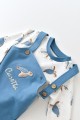 Σετ Σαλοπετα & Μπλουζα Caretta - Caretta Μπλε 9-12 μηνών
