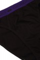 Σλιπ Giorgio Mini με εξωτερικό χρωματιστό λάστιχο Μαύρο - Μωβ XXL