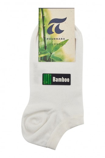 Σοσόνι Pournara Bamboo Basic Λευκό 38/40