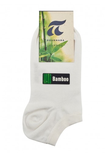 Σοσόνι Pournara Bamboo Basic Λευκό 38/40