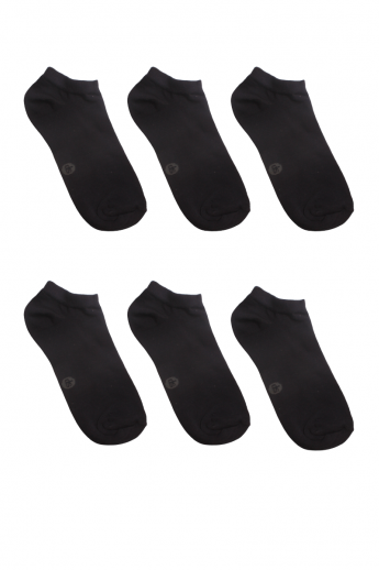 Σοσονι Unisex Βαμβακερό Dimi Socks 6Pack Μαύρο Μαύρο 39-42