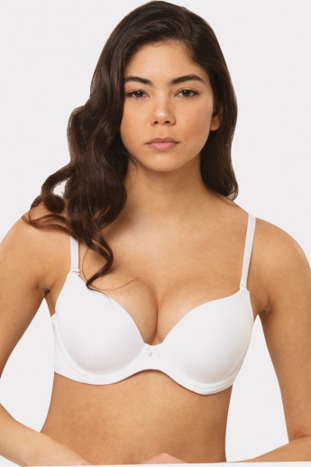 Σουτιεν Double Push Up Basics Norddiva Λευκό 80B