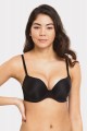 Σουτιεν Double Push Up Basics Norddiva Μαύρο 85B