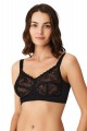 Σουτιέν γυναικείο Anil Non Wired Push Up Lace Minimizer  Μαύρο 70C