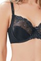 Σουτιέν γυναικείο Anil Wire Non-Push Up Lace Minimizer Μαύρο 85E