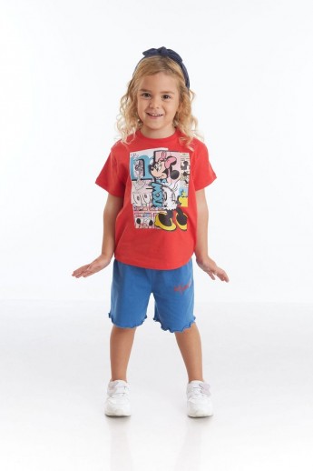 T-Shirt Παιδικο Minnie Mouse Κόκκινο 3 (2-3 ετών)