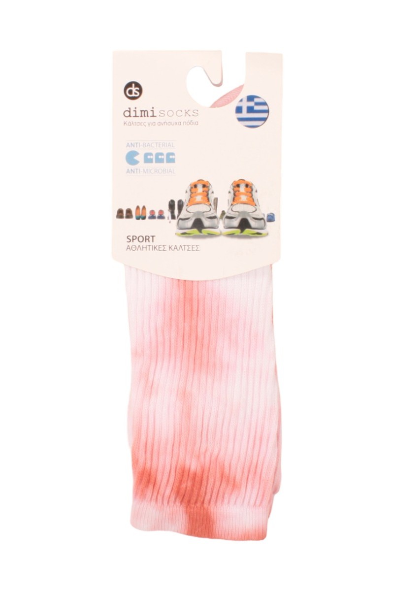 Tie Dye Κάλτσες Dimi Socks TD541 Κοραλί 35-38