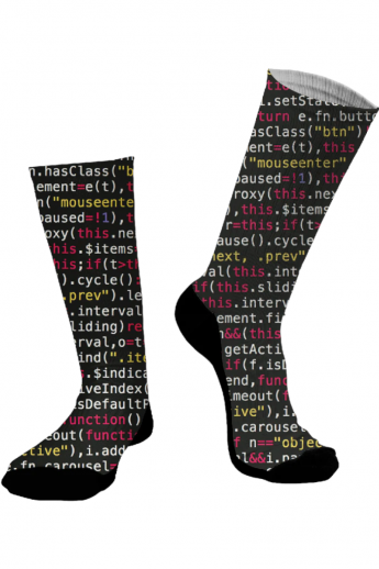 Unisex Printed κάλτσες σχέδιο Dimi Socks Programmer Πολύχρωμο 35-38