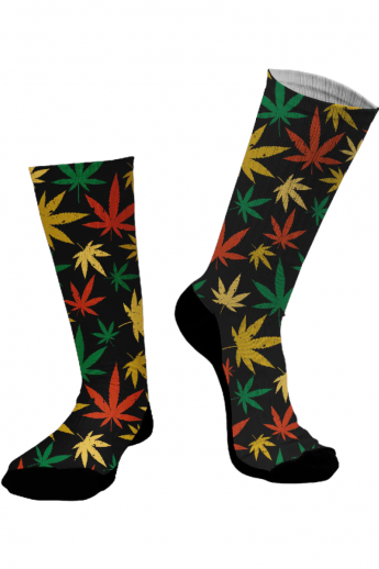 Unisex Printed κάλτσες σχέδιο Dimi Socks Weeds Πολύχρωμο 35-38