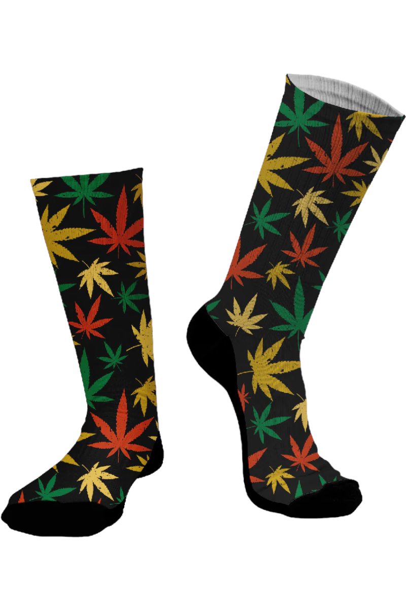 Unisex Printed κάλτσες σχέδιο Dimi Socks Weeds Πολύχρωμο 39-42