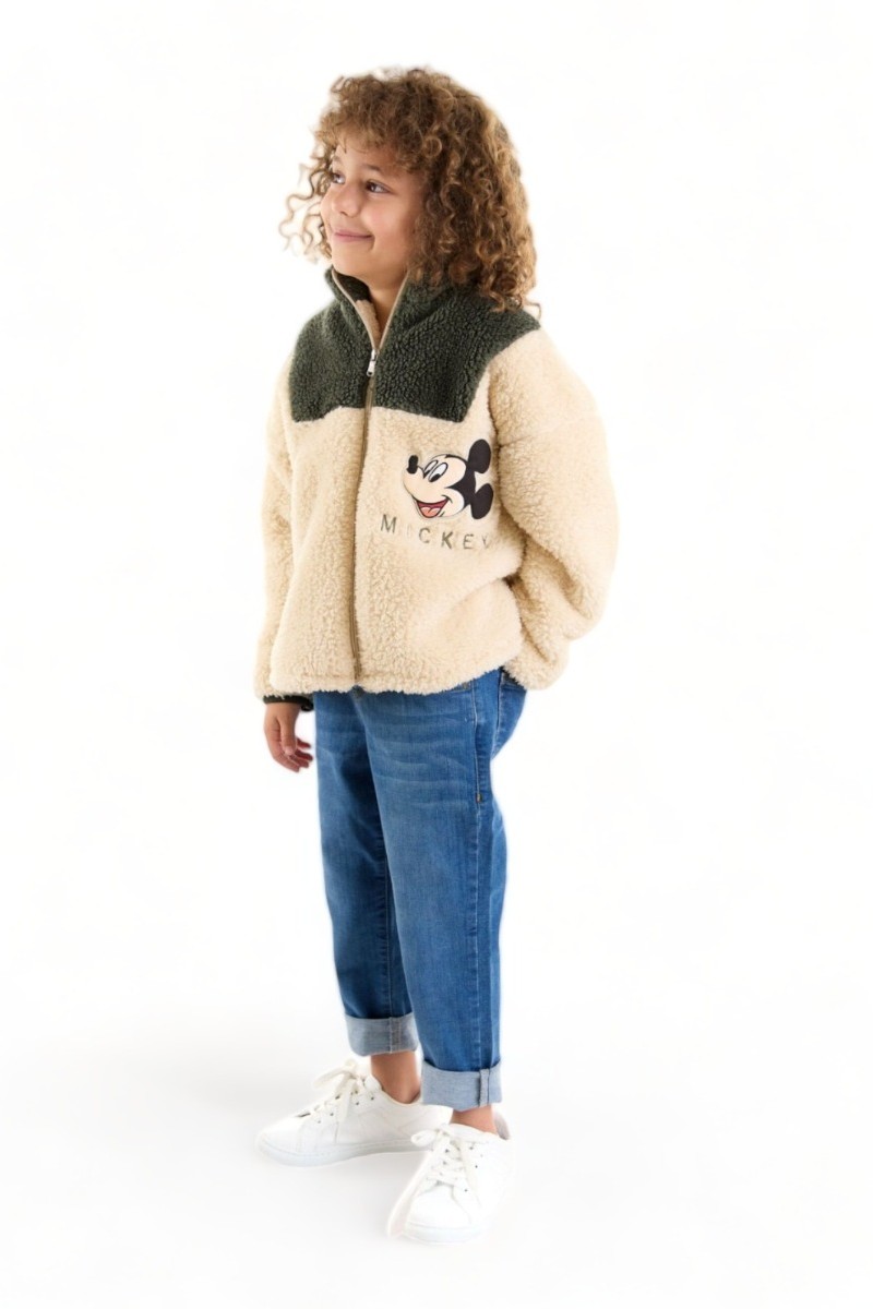 Ζακέτα Fleece Cimpa Mickey Mouse  Εκρού 4 (3-4 ετών)